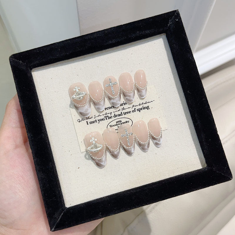 [628] Gal nails Oval long nails